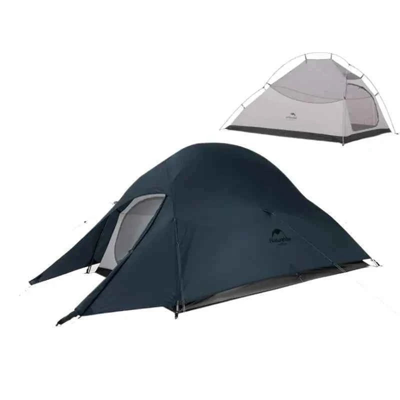 Barraca de Camping Naturehike Cloud Up 3 Azul Marinho – 3 Pessoas - HK Pesca