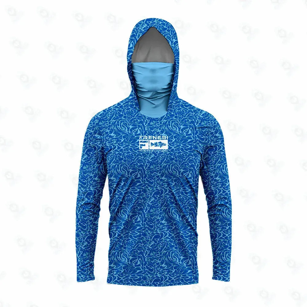Camisa de Pesca Frenesi Savage Tide com Capuz UPF 50+