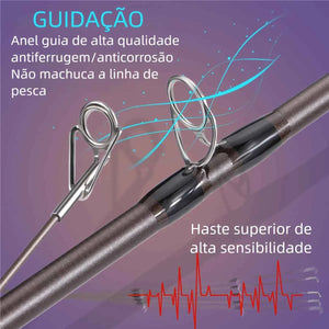 Vara de Pesca HK TrailRod Carbon - HK Pesca