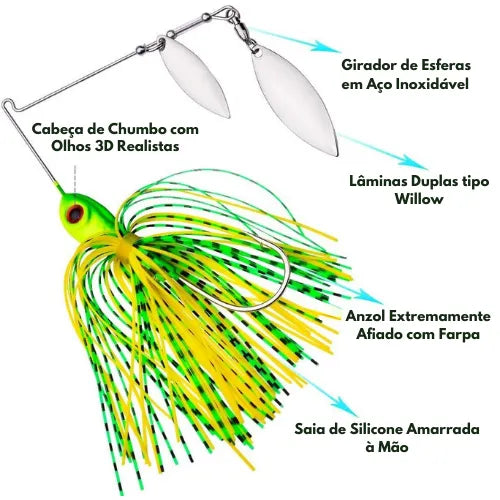 Isca Artificial Spinnerbait 14g