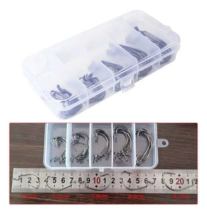 Kit de Anzóis HK HookMaster 50 Peças - HK Pesca