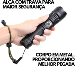 Lanterna de LED Recarregável GT10 30W - HK Pesca