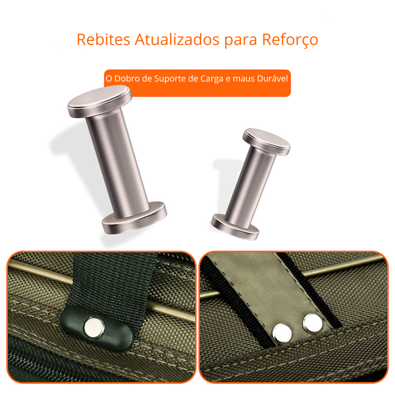 Bolsa Porta Vara de Pesca HK CreekBag 4 Compartimentos - HK Pesca