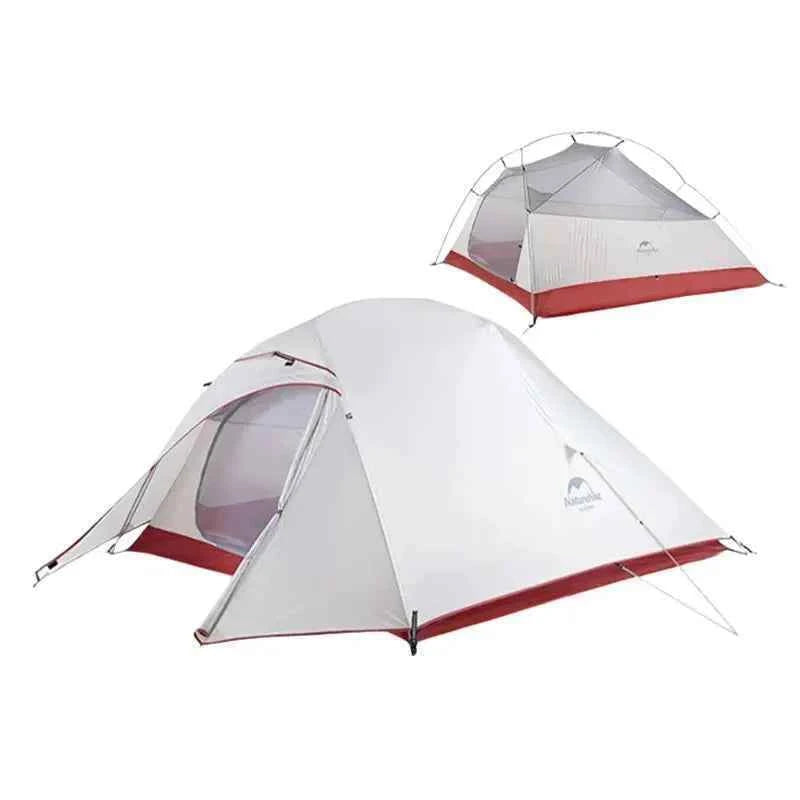 Barraca de Camping Naturehike Cloud Up 3 Cinza – 3 Pessoas - HK Pesca