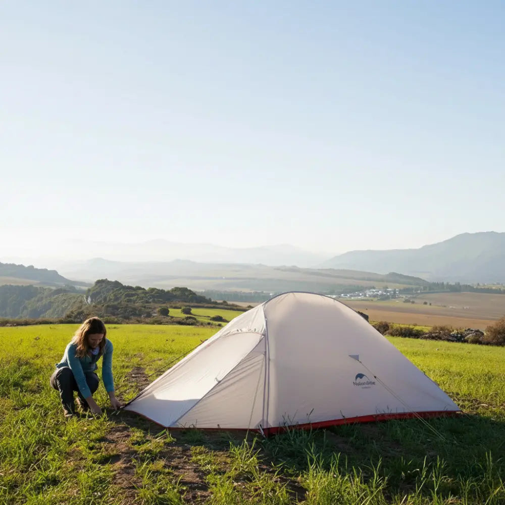Barraca de Camping Naturehike Cloud Up 1 Azul Marinho