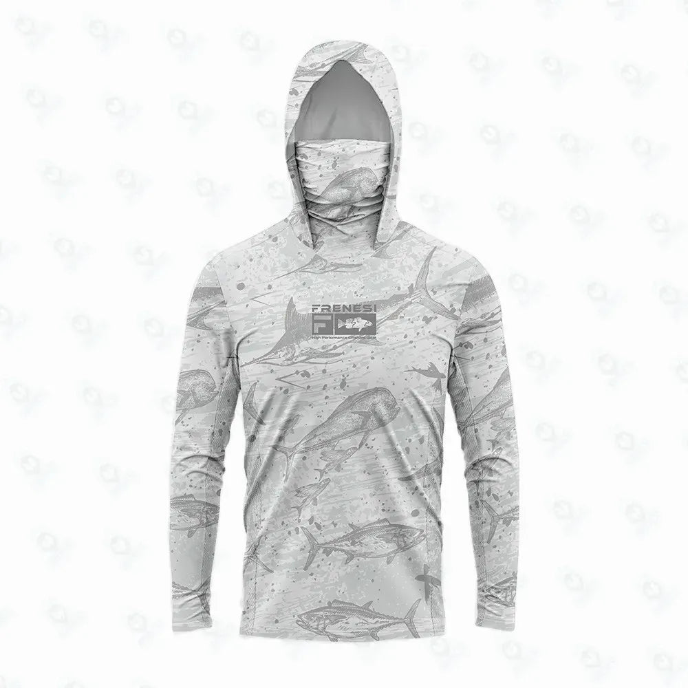 Camisa de Pesca Frenesi Storm Breaker com Capuz UPF 50+