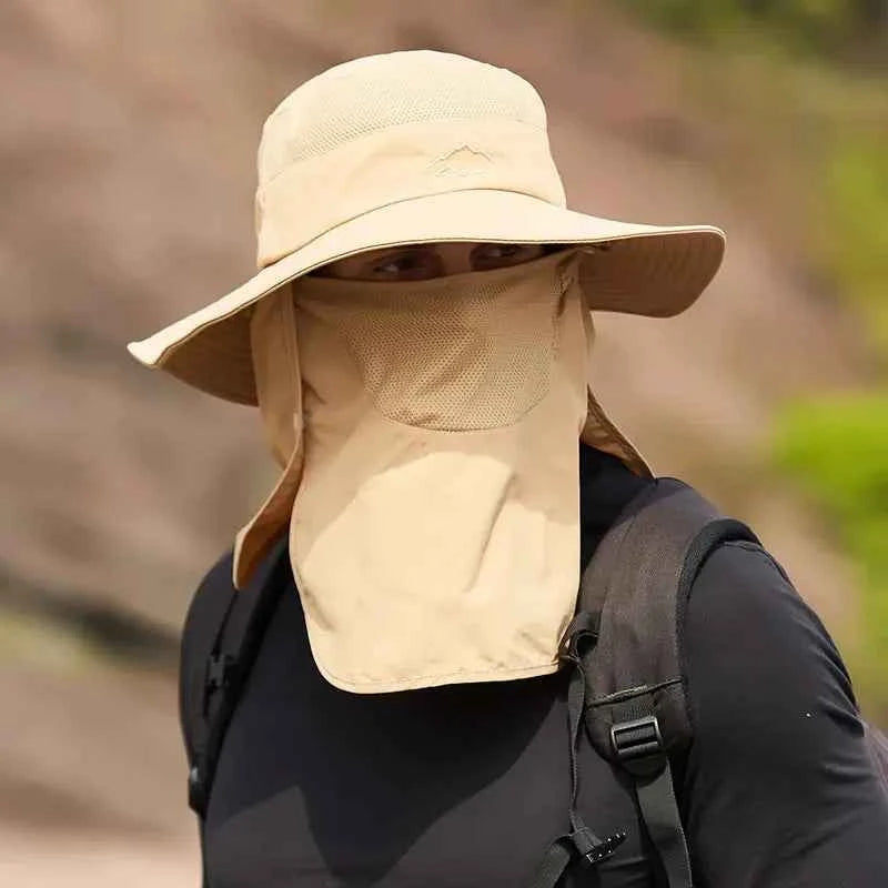 Chapéu de Sol Camping & Pesca Caqui - HK Pesca