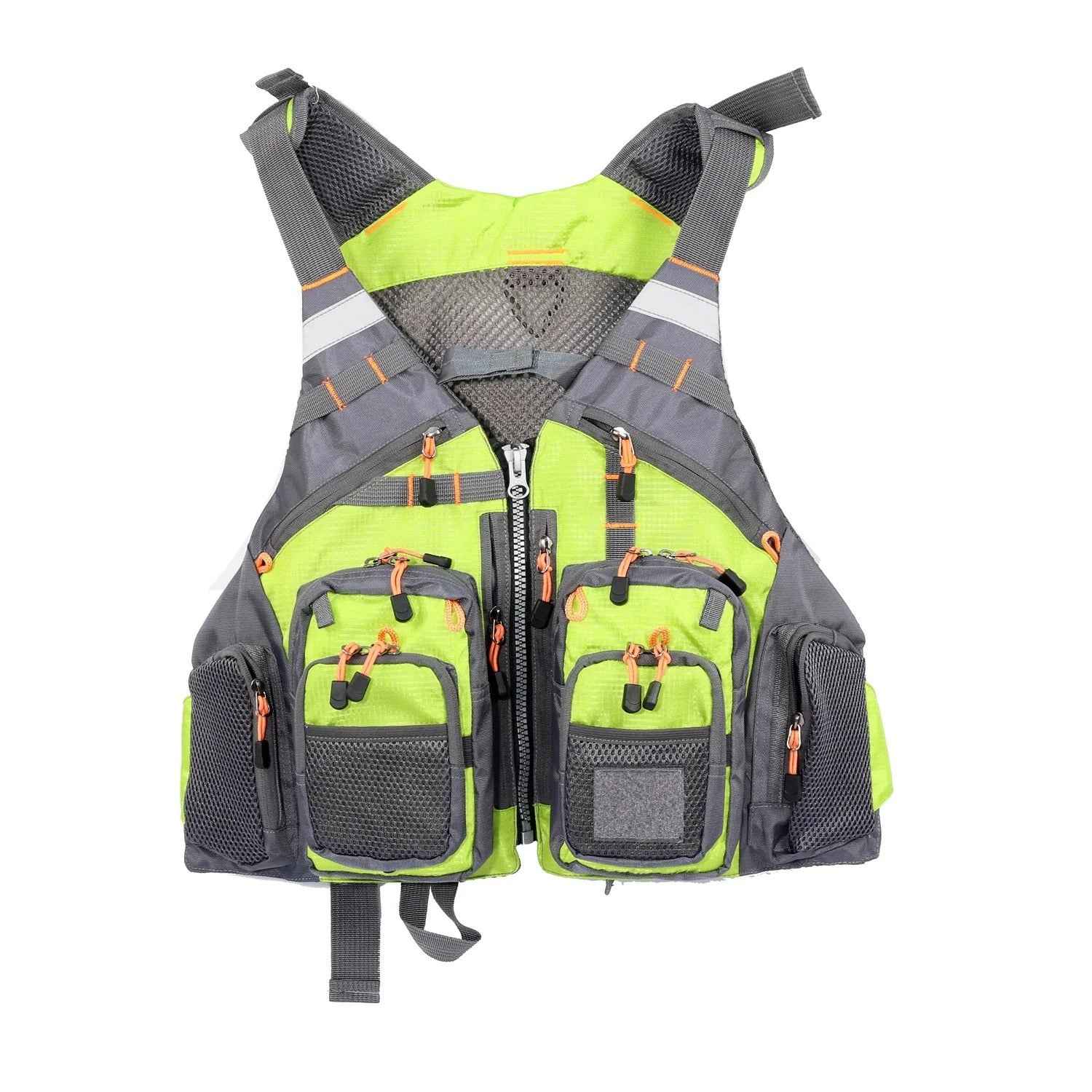 Colete de Pesca Salva-Vidas HK Outdoor LifeVest Verde Fluorescente - HK Pesca