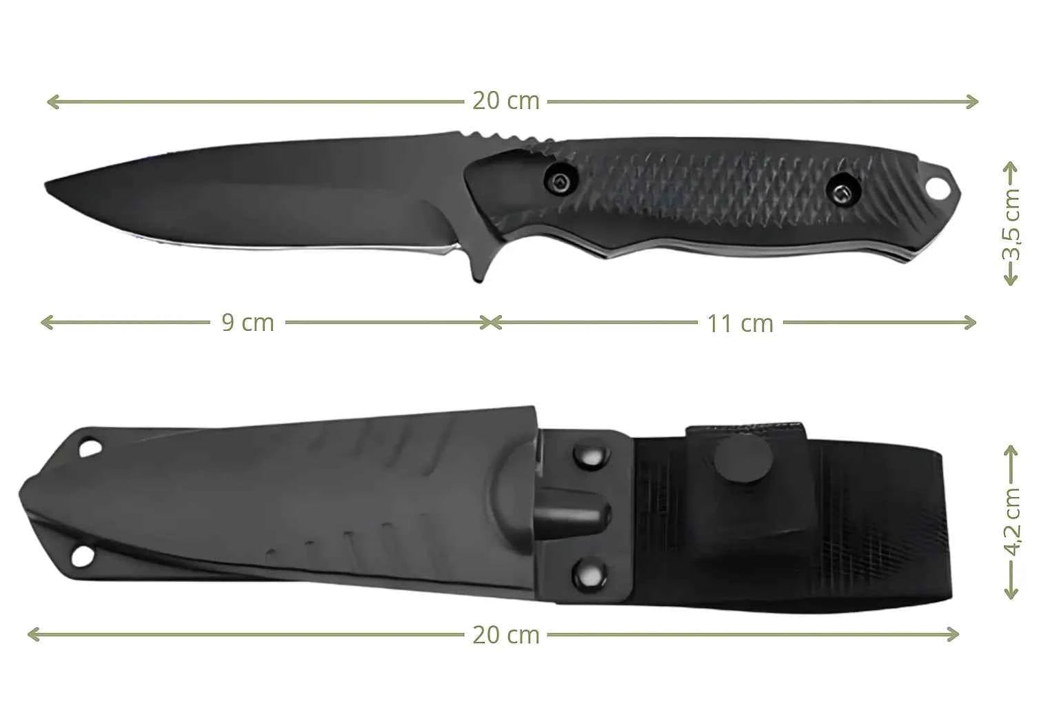 Faca Com Bainha - HK Pesca