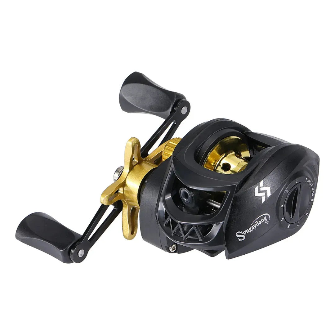 Kit Vara e Carretilha Sougayilang Amarelo