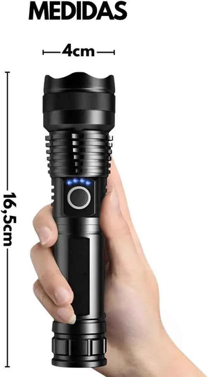 Lanterna de LED Recarregável GT10 30W - HK Pesca