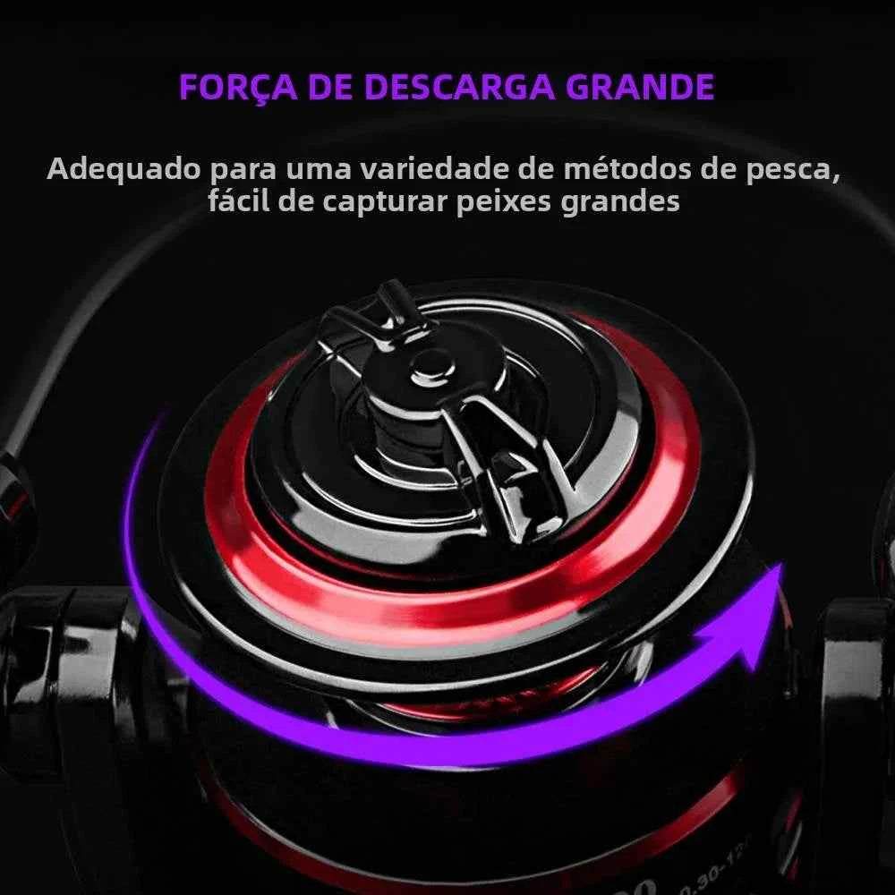 Molinete de Pesca Deukio FS | Drag 12kg