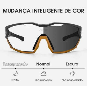 Óculos de Ciclismo CycloVision Vermelho - HK Pesca
