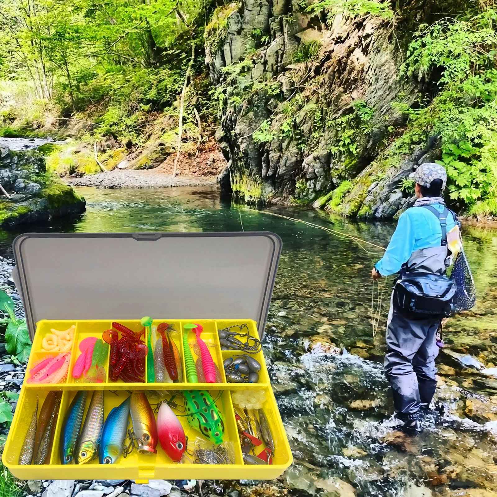 Kit de Iscas Artificiais HK ProBait - HK Pesca