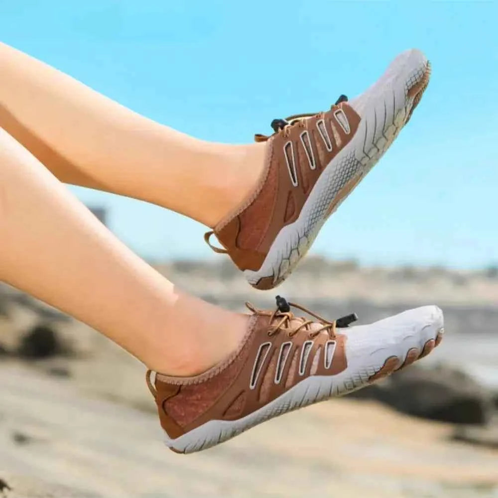 Sapatilha Náutica HydroFit Marrom - HK Pesca